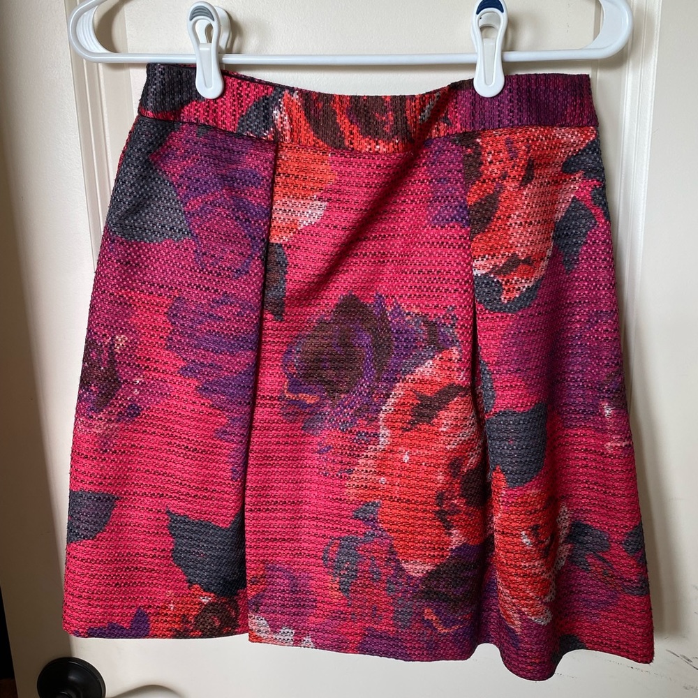 Pleated mini skirt